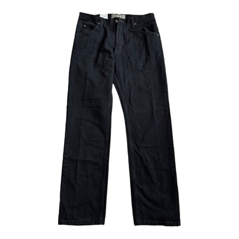 Wrangler Authentics Men's Black Regular Fit Cotton Jeans 34x32 Classic NWT - Picture 4 of 10
